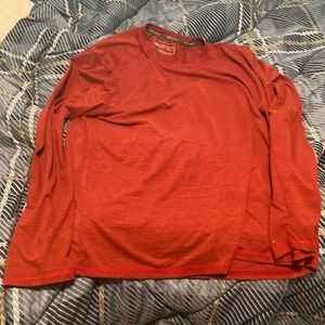 Red long sleeve GH Bass & Co shirt Size M